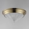 Maxim Lighting Hargreaves 3-Light Flush Mount, Natural Aged Brass 10399PRNAB - alternate 4